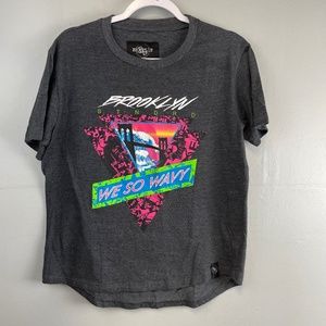 Brooklyn Standard Size Medium Gray We So Wavy T-Shirt
